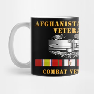 Afghanistan War Veteran - Combat Action Badge w CAB IRAQ  SVC Mug